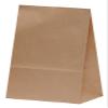 Pack Takeyama XZT55301 Food Bags, H4, Oil-Resistant Square Bottom Bags, Brown, Plain, 100 Pieces view 1