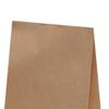 Pack Takeyama XZT55301 Food Bags, H4, Oil-Resistant Square Bottom Bags, Brown, Plain, 100 Pieces view 3