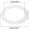 10 Pack Gloss White Goof Trim Ring for 8" Inch Recessed Can Lighting Down Light, Outer Diameter 8.6 Inches, Inner Diameter 6.2 Inches view 3