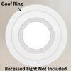 10 Pack Gloss White Goof Trim Ring for 8" Inch Recessed Can Lighting Down Light, Outer Diameter 8.6 Inches, Inner Diameter 6.2 Inches view 4