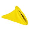 New Creations Fabric & Foam Inc, 18" by 18" Polyester Poplin Table Napkins, Pack of 6, Yellow view 1