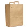 General Supply SK1670EZ300 1/6 BBL Paper Grocery Bag 70lb Kraft Standard 12 x 7 x 17 300 Bags view 1