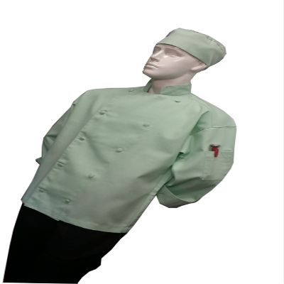 CHEFSKIN Chef Jacket Adult Extra Small (Xs 40in) Mint Green
