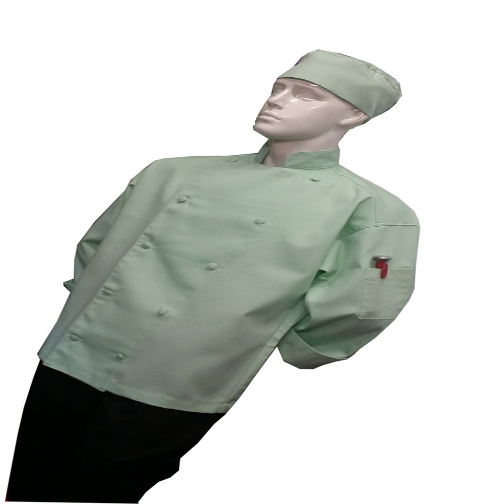 CHEFSKIN Chef Jacket Adult Extra Small (Xs 40in) Mint Green