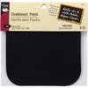 Dritz 55281 Patches, Self Stick, Chalkboard, Black, 5 x 5-Inch (2-Count) view 1