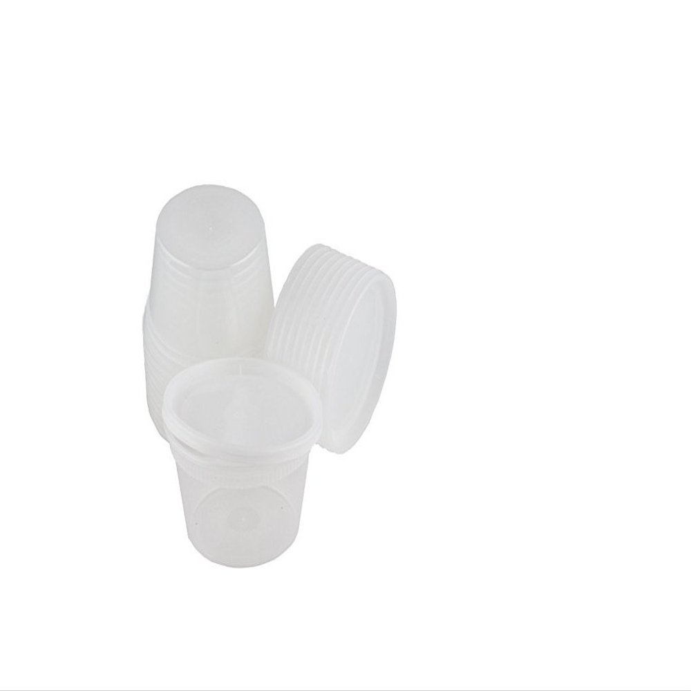 16oz Plastic Soup/Food Containers with Lids Freezer/microwave Safe Containers (12)
