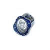 Catholic Rosary Beads with Metal Keepsake Gift Box Set (St Francis Blue) view 2