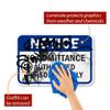 SmartSign "Notice - No Admittance, Authorized Personnel Only" Sign | 12" x 18" Aluminum view 2