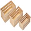 Artemio 14001929 Wooden Decorating Rack - 3 Pieces, Beige, 21.5 x 7 x 12 cm view 1