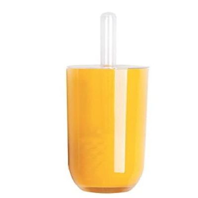 Excelsa Toilet Brush, Polystyrol Yellow, 10.5 x 10.5 x 35 cm