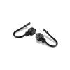 Rod Desyne Home Decorative Tilly Finial Curtain Holdback Hook Pair Black view 1