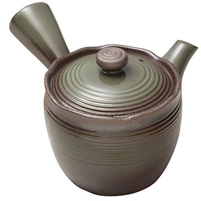 Banko Ware 0977-2870 Banko Teapot, No. 1.5, Yellow-Green Glaze