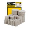 Scotch Felt Pads 162 PCS Beige, Felt Furniture Pads for Protecting Hardwood Floors, Round, Assorted Sizes Value Pack, Self-Stick design, Protecting from nicks, dents and scratches (SP845-NA) view 1