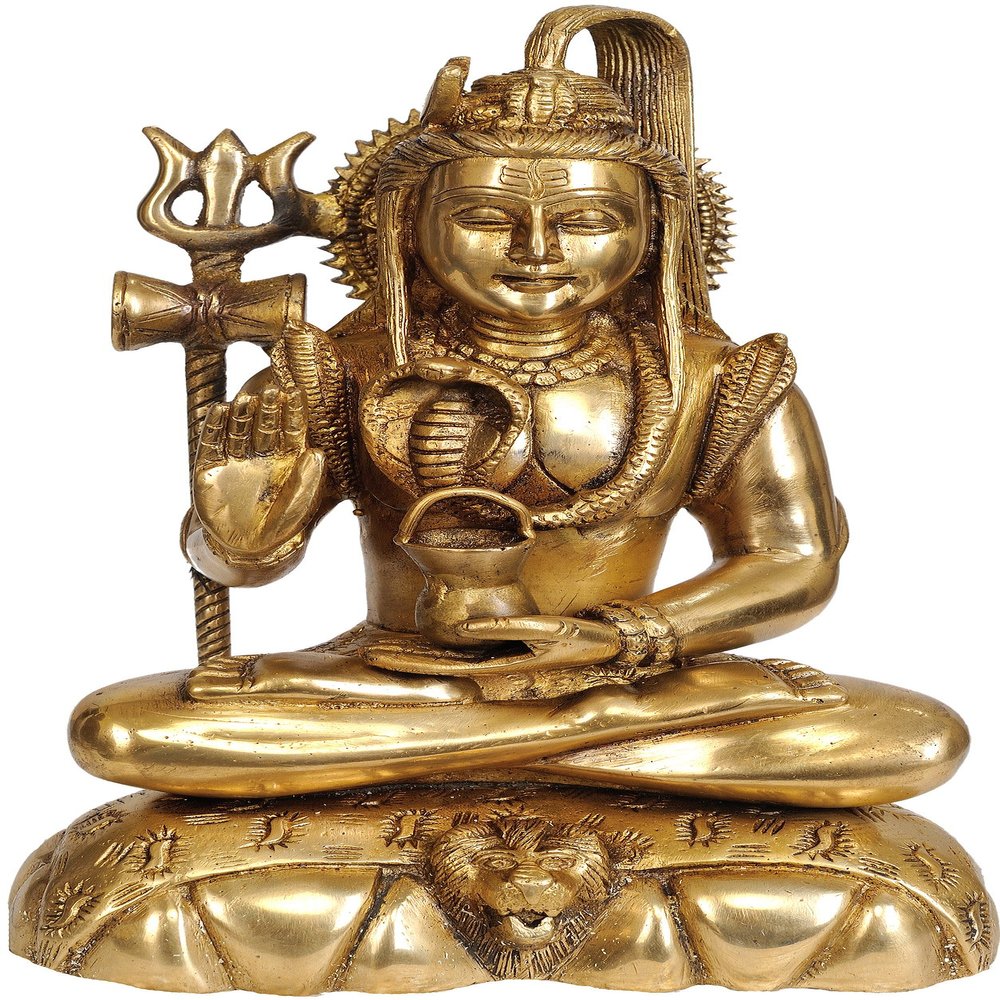 Exotic India Lord Shiva - Brass Statue