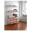 Alera SW504818SR Wire Shelving Starter Kit, 4 Shelves, 48w x 18d x 72h, Silver view 4