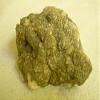 Flo9920 Chalcopyrite in Mangano Calcite Matrix Cluster view 1