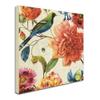 Trademark Fine Art Rainbow Garden II - Cream Wall Decor by Lisa Audit, 18" x 18" view 2