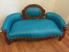 Wood and Wool Children's Upholstered Sofa (36Lx18Hx16W, Yellow) view 3