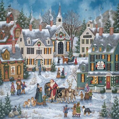 Spirit of Christmas Advent Calendar (Countdown to Christmas) with Suggestions for Holiday Cheer by Vermont Christmas Company