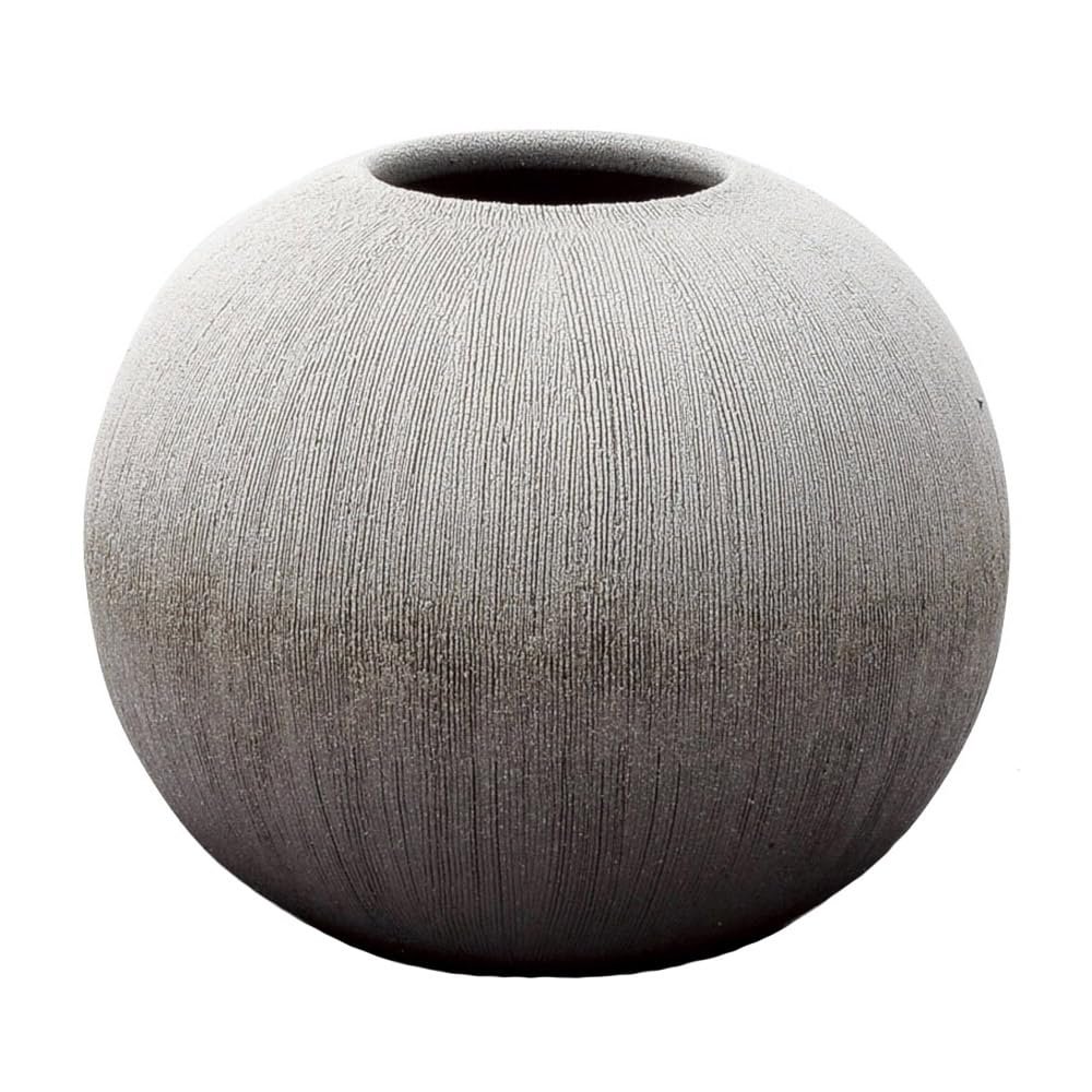 Shigaraki Ware MR-1-2583 Hephimon Vase Flower Base, Large, Beans, Pottery