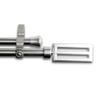 A&F Rod Decor - Cobalt Double Curtain Rod 120-170 inch - Satin Nickel view 2