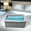 ARPAN White Wicker Storage & Hamper Basket with White Cloth Lining Small, Medium & Large Gift Baskets for Xmas, Wedding, Confetti & Parties, Snack Basket, Wicker Baskets Multipack view 4