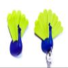 QUALY Peacock Key Holder 69x45.5x99.5 mm. Blue-Green view 1