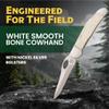 BEAR & SON White Smooth Bone Folding Pocket Knife  2.875" Clip Point 440 High Carbon Stainless Steel Blade | Lockback EDC Knife with Nickel Silver Bolsters for Everyday Carry, Camping & Utility Use view 4