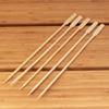 BambooMN 11" Premium Bamboo Arrow Shrimp Meat Fruit Kebab Skewer - Beige Colored - 300 Pieces view 3