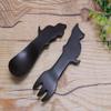 AbeiLLe APWC-900 Cat Loving Items, Wood Cutlery Mini Set, Cat view 2