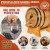 Personalized 5 Liter Oak Wine Barrel Dispenser (1 Gallon) w/Wood Stand, Bung & Spigot, Custom Mini 5L Aging Barrels For The Home Wine Maker & Craft Distiller (V16) view 2