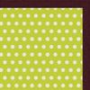 PinPix Decorative pin Cork Bulletin Board Made from self-Healing Canvas, Dot Pattern Printed at 20x20 Inches and Framed in Classic Mahogany Frame(WOM59504) view 2