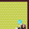 PinPix Decorative pin Cork Bulletin Board Made from self-Healing Canvas, Dot Pattern Printed at 30x20 Inches and Framed in Classic Mahogany Frame(WOM59504) view 2