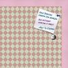 PinPix Decorative pin Cork Bulletin Board Made from Canvas, Retro Pattern Printed at 20x20 Inches and Framed in Baby Pink Stain on Beech (PinPix-348) view 2
