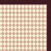 PinPix Decorative pin Cork Bulletin Board Made from self-Healing Canvas, Retro Pattern Printed at 20x20 Inches and Framed in Classic Mahogany Frame(WOM59504) view 2