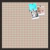 PinPix Decorative pin Cork Bulletin Board Made from self-Healing Canvas, Retro Pattern Printed at 24x24 Inches and Framed in Coffee(WOM1343) view 1