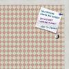 PinPix Decorative pin Cork Bulletin Board Made from self-Healing Canvas, Retro Pattern Printed at 24x24 Inches and Framed in Satin White Frame(WOM59504) view 2
