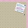 PinPix Decorative pin Cork Bulletin Board Made from Canvas, Retro Pattern Printed at 30x20 Inches and Framed in Baby Pink Stain on Beech (PinPix-356) view 2