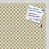 PinPix Decorative pin Cork Bulletin Board Made from self-Healing Canvas, Retro Pattern Printed at 24x24 Inches and Framed in Satin White Frame(WOM59504) view 2