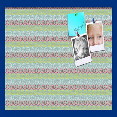 PinPix Decorative pin Cork Bulletin Board Made from Canvas, Vivid Pattern Printed at 24x16 Inches and Framed in Blue Stain on Beech (PinPix-358)