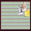 PinPix Decorative pin Cork Bulletin Board Made from self-Healing Canvas, Vivid Pattern Printed at 30x20 Inches and Framed in Classic Mahogany Frame(WOM59504) view 1