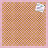 PinPix Decorative pin Cork Bulletin Board Made from Canvas, Vivid Pattern Printed at 24x24 Inches and Framed in Baby Pink Stain on Beech (PinPix-359) view 1