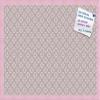 PinPix Decorative pin Cork Bulletin Board Made from Canvas, Retro Pattern Printed at 30x20 Inches and Framed in Baby Pink Stain on Beech (PinPix-352) view 1