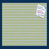 PinPix Decorative pin Cork Bulletin Board Made from Canvas, Vivid Pattern Printed at 24x16 Inches and Framed in Blue Stain on Beech (PinPix-360) view 1