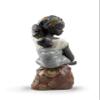 LLADR African Bond Mother Figurine. Porcelain Mother Figure. view 2