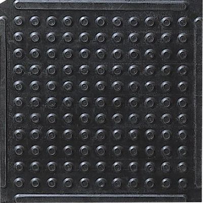 Knob Top Kitchen Mats Black 4' x 4'