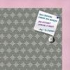 PinPix Decorative pin Cork Bulletin Board Made from Canvas, Retro Pattern Printed at 16x16 Inches and Framed in Baby Pink Stain on Beech (PinPix-384) view 2