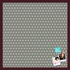PinPix Decorative pin Cork Bulletin Board Made from self-Healing Canvas, Retro Pattern Printed at 24x24 Inches and Framed in Classic Mahogany Frame(WOM59504) view 1