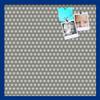 PinPix Decorative pin Cork Bulletin Board Made from Canvas, Retro Pattern Printed at 24x24 Inches and Framed in Blue Stain on Beech (PinPix-385) view 1