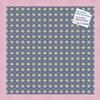 PinPix Decorative pin Cork Bulletin Board Made from Canvas, Classic Pattern Printed at 16x16 Inches and Framed in Baby Pink Stain on Beech (PinPix-402) view 1